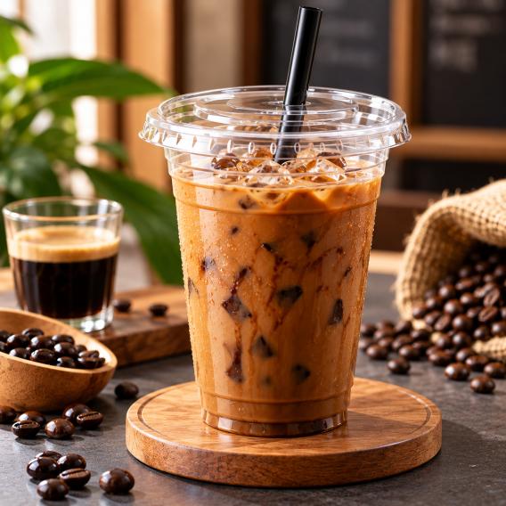 Ly nhựa cafe